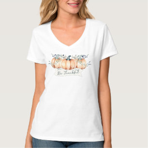 Waterverf Landelijke Pompoenen T-shirt