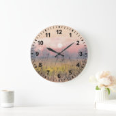 Waterverf Landscape Morning Light Clock Grote Klok (Huis)
