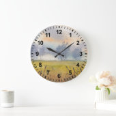 Waterverf Landscape Morning Light Clock Grote Klok (Huis)