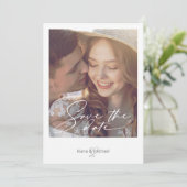 Waterverf Landscape Wedding Sage Green ID786 Save The Date (Staand voorkant)