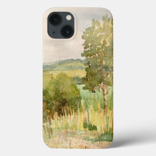 Waterverf landschap Case-Mate iPhone case (Achterkant)