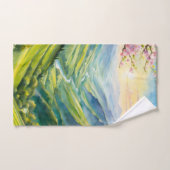 Waterverf landschap - lente handdoek (Handdoek)