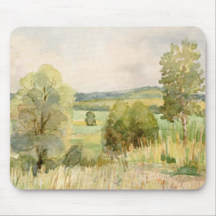 Waterverf landschap muismat