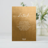 Waterverf landschap — Najaar Gold ID786 Informatiekaartje (Staand voorkant)