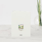 Waterverf Landschap Sympathie Bedankkaart (Achterkant)