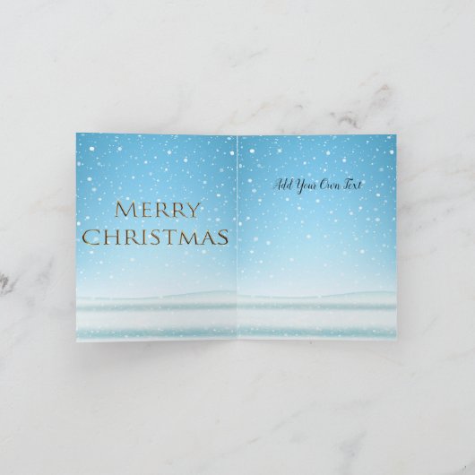 Waterverf Laughing Santa Claus Rudolf Smiling Kaart (Binnen)