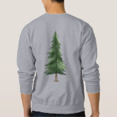 Waterverf Laughing Santa Claus Rudolf Smiling Trui (Achterkant)