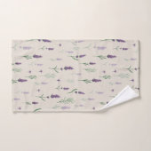 Waterverf Lavander Pattern Bad Handdoek (Handdoek)