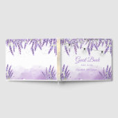 Waterverf Lavander String Lights Gastenboek (Volledig)