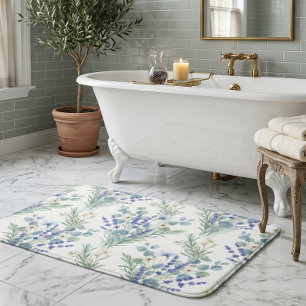 Waterverf Lavendel & Eucalyptus Badmat