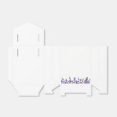 Waterverf Lavendel Flower Favor Box Bedankdoosjes (Uitgevouwen)