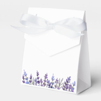 Waterverf Lavendel Flower Favor Box Bedankdoosjes