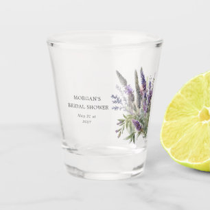 Waterverf Lavendel Koninklijke Bruidsdouche Shot Glas