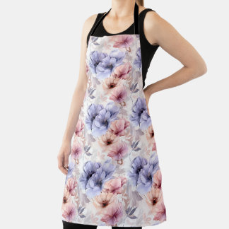 Waterverf Lavendel Roze Pastel Flowers Spring Schort