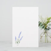 Waterverf Lavender Briefpapier (Staand voorkant)