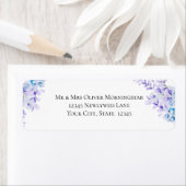 Waterverf Lavender - Dusty Blue Floral Etiket (Insitu)