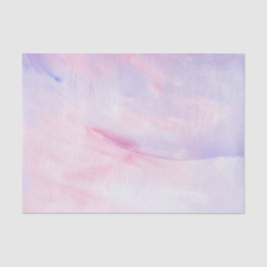 Waterverf lavender en Paarse marmer Tissuepapier (Voorkant)