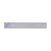 Waterverf Lavender Floral Return Address Wedding (Individueel)