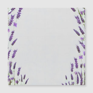 Waterverf lavender Flower Lijst Design Magnetische Uitnodiging