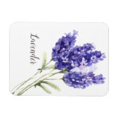 Waterverf Lavender Flowers Magneet (Horizontaal)