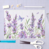 Waterverf Lavender Flowers Tissuepapier (Craft)