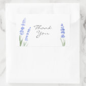 Waterverf Lavender Rechthoekige Sticker (Tas)