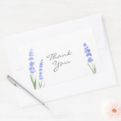 Waterverf Lavender Rechthoekige Sticker (Envelop)
