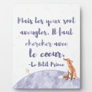 Waterverf Le Petit Prince De kleine prins Fotoplaat