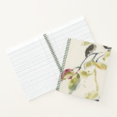 Waterverf Leaf Branch Triptych Notitieboek (Binnen)