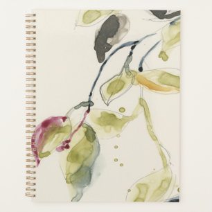 Waterverf Leaf Branch Triptych Planner