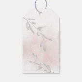 Waterverf leaf Vrijgezellenfeest Favor Gift Label Cadeaulabel (Achterkant)