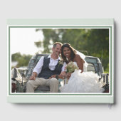 Waterverf Leaves 07b Bruiloft Gastenboek (Achterkant)