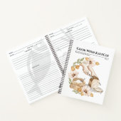 Waterverf leesbrood leeg recept notitieboek (Binnen)