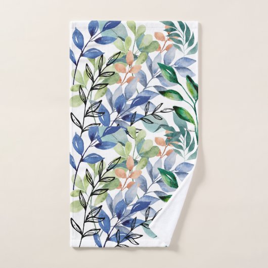 Waterverf leest bad handdoek (Handdoek)