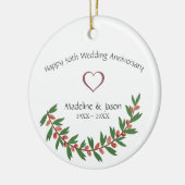 Waterverf leest keramisch ornament (Links)