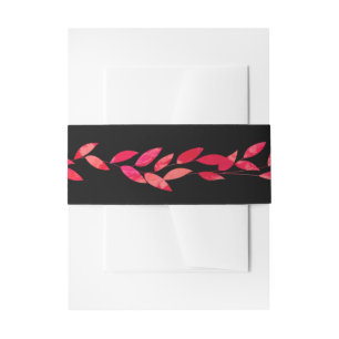 Waterverf leest uitnodigingen wikkel