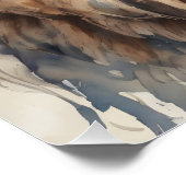 Waterverf Leeuw nr. 7 Perfect Poster (Hoek)