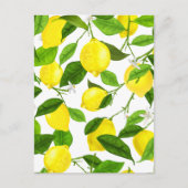 Waterverf Lemon Briefkaart (Voorkant)