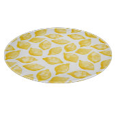 Waterverf Lemon Citrus Pattern Snijplank (Hoek)