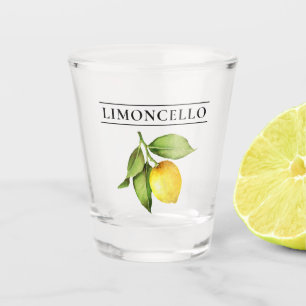 Waterverf Lemon Greenery Limoncello Shot Glas
