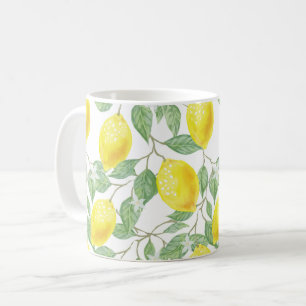 Waterverf Lemon Koffiemok