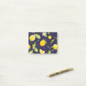 Waterverf Lemon & Leaves 10 Post-it® Notes (Op bureau)