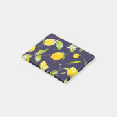 Waterverf Lemon & Leaves 10 Post-it® Notes (Schuin)