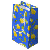 Waterverf Lemon & Leaves 13 Klein Cadeauzakje (Achterkant Gekanteld)