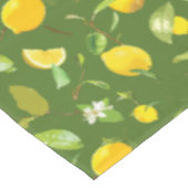 Waterverf Lemon & Leaves 5 Tafelkleed (Gekanteld)