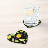 Waterverf Lemon & Leaves Kartonnen Onderzetters (Insitu)