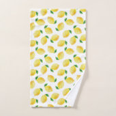 Waterverf Lemon Patroon Bad Handdoek (Handdoek)