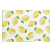 Waterverf Lemon Patroon Kussensloop (Voorkant-Rechts)