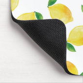 Waterverf Lemon Patroon Muismat (Hoek)