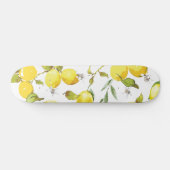 Waterverf Lemon Patroon Skateboard (Horizontaal)